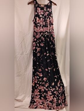 Maxi Black Ombre With Pockets By Egy New Size L